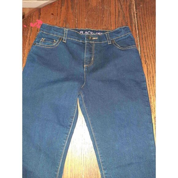 Girls 12 Children's Place Skinny Denim Blue Jeans Excellent Used Condition - Picture 2 of 3